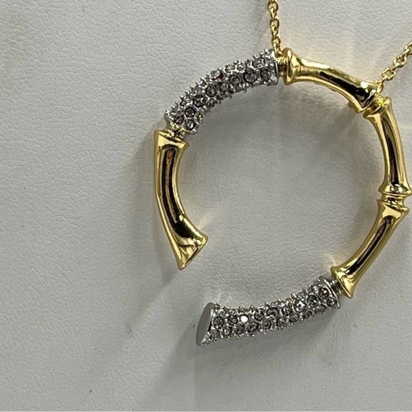 Alexis Bittar  Elegant Gold and Silver Necklace - Picture 3 of 3